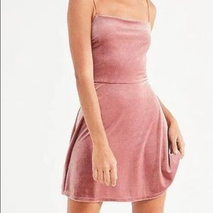 Urban Outfitters velvet mini dress